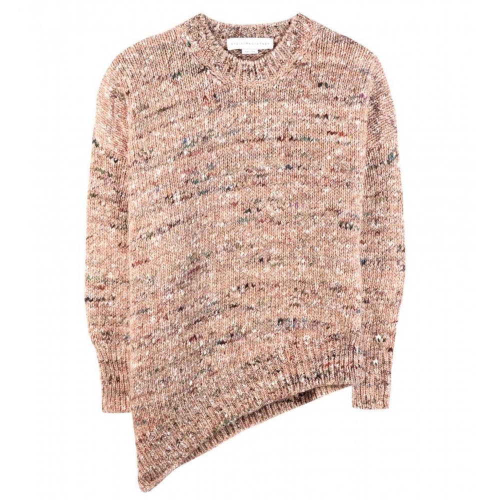 Stella McCartney Asymmetrical Melange Sweater